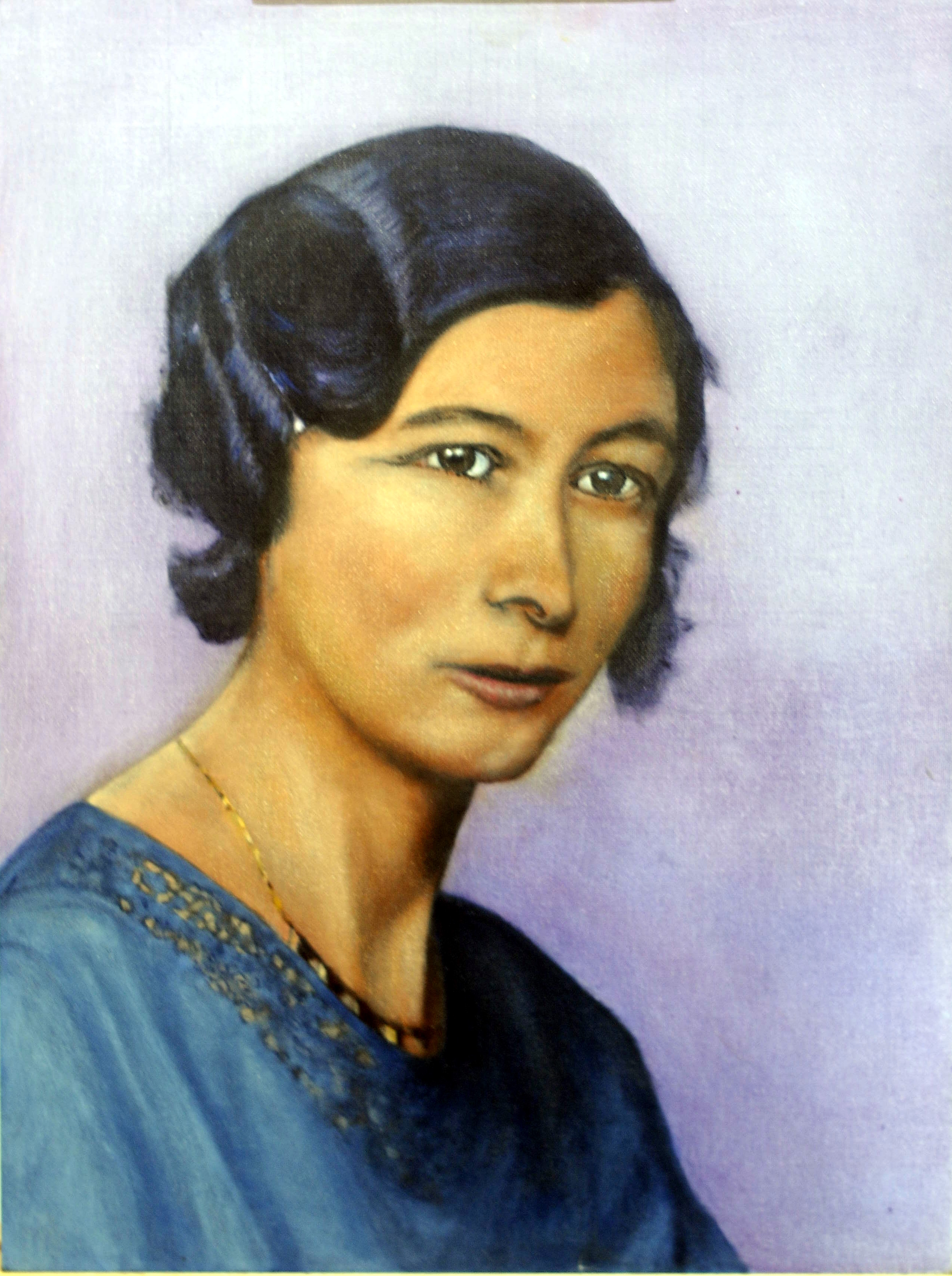 Portait of Nieves Salas Gomez (my wife's nanny)